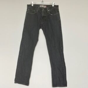 Levis 514 Slim Straight Jeans Mens‎ 32x32 Dark Charcoal Grey Denim Pants Cotton